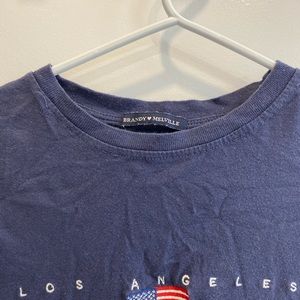 Navy blue Brandy melville T-shirt